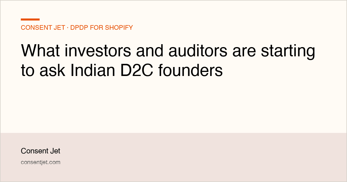 What investors and auditors are starting to ask Indian D2C founders